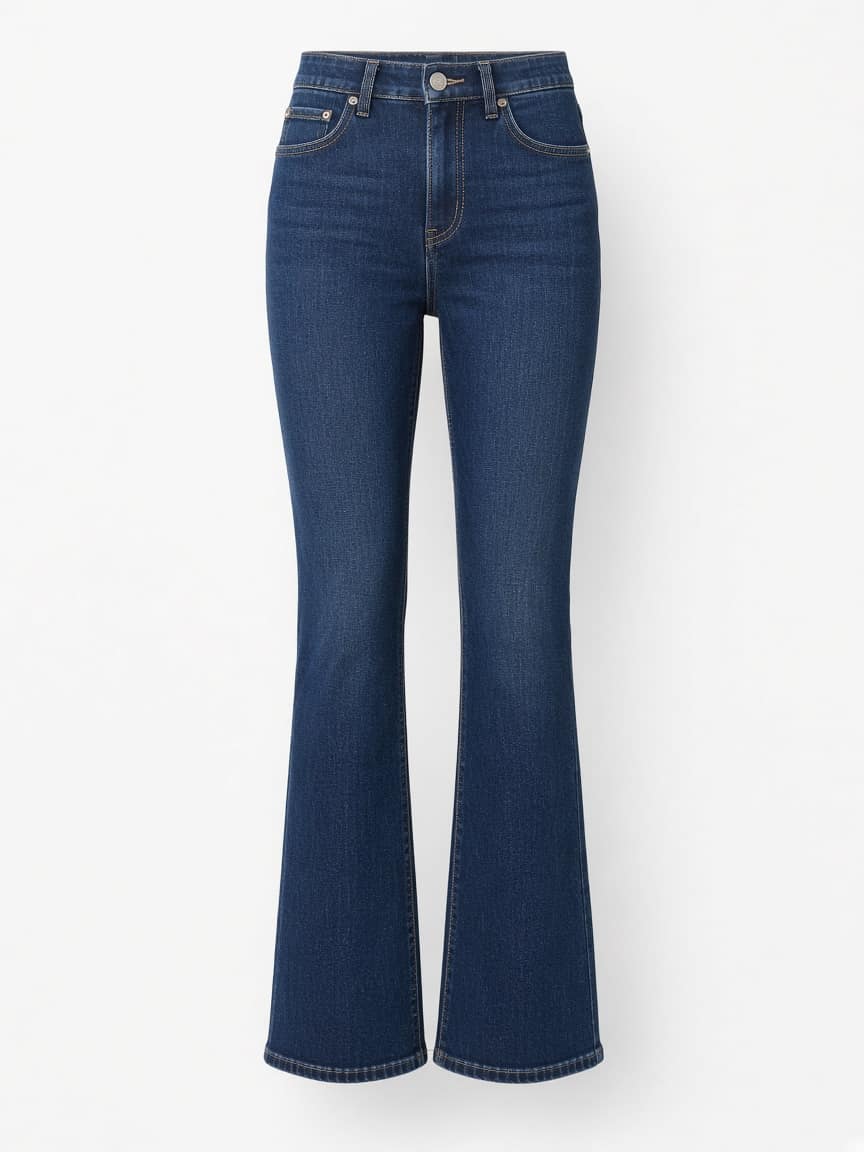 Ankle Length Bootcut Jeans