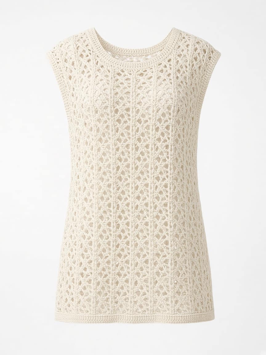 Crochet Beach Cover-Up Top