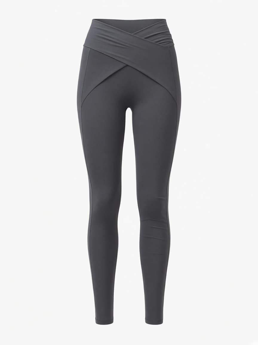 High-Waist Crossover Leggings