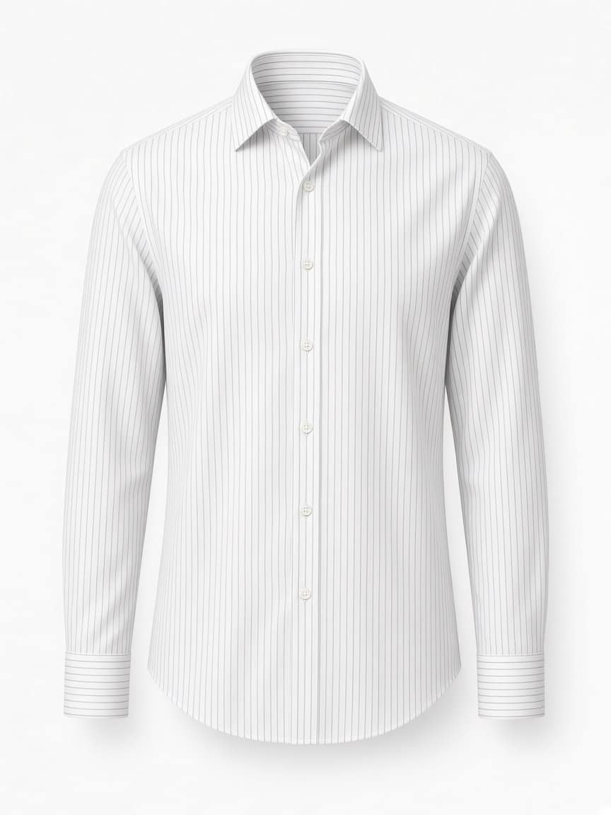 Striped Formal Dress Shirt