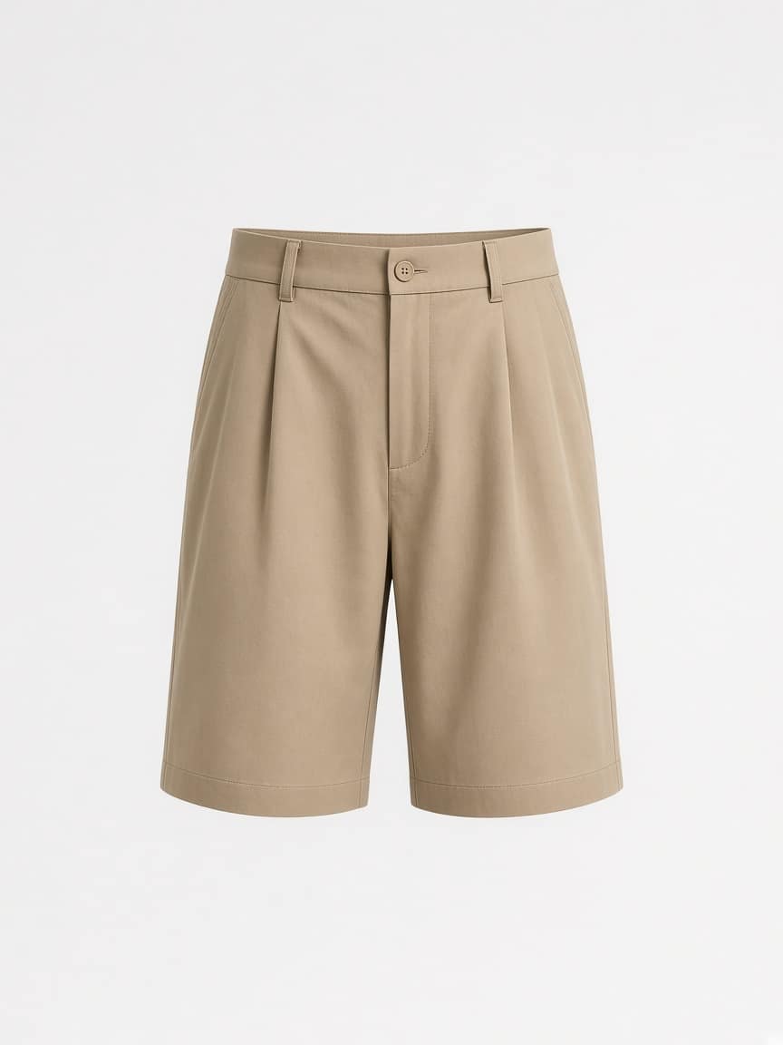 High-Rise Bermuda Shorts