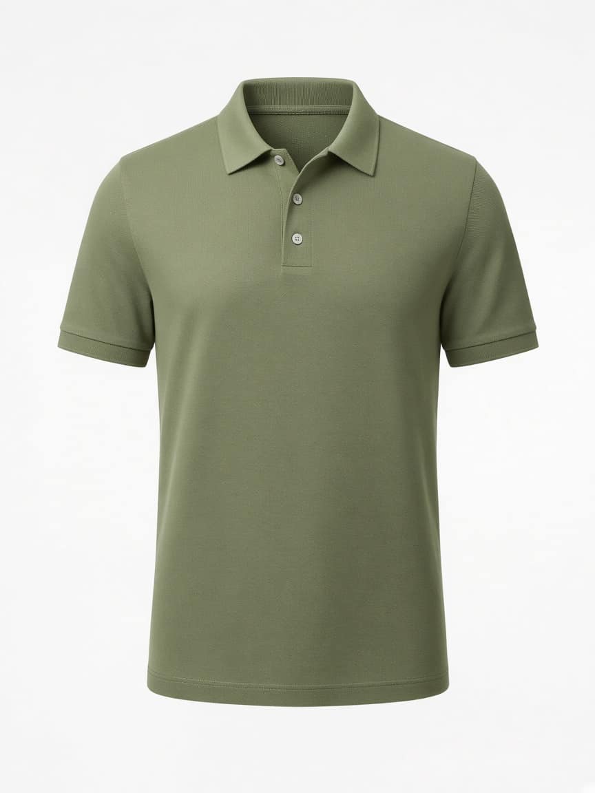 Knit Cotton Polo Shirt