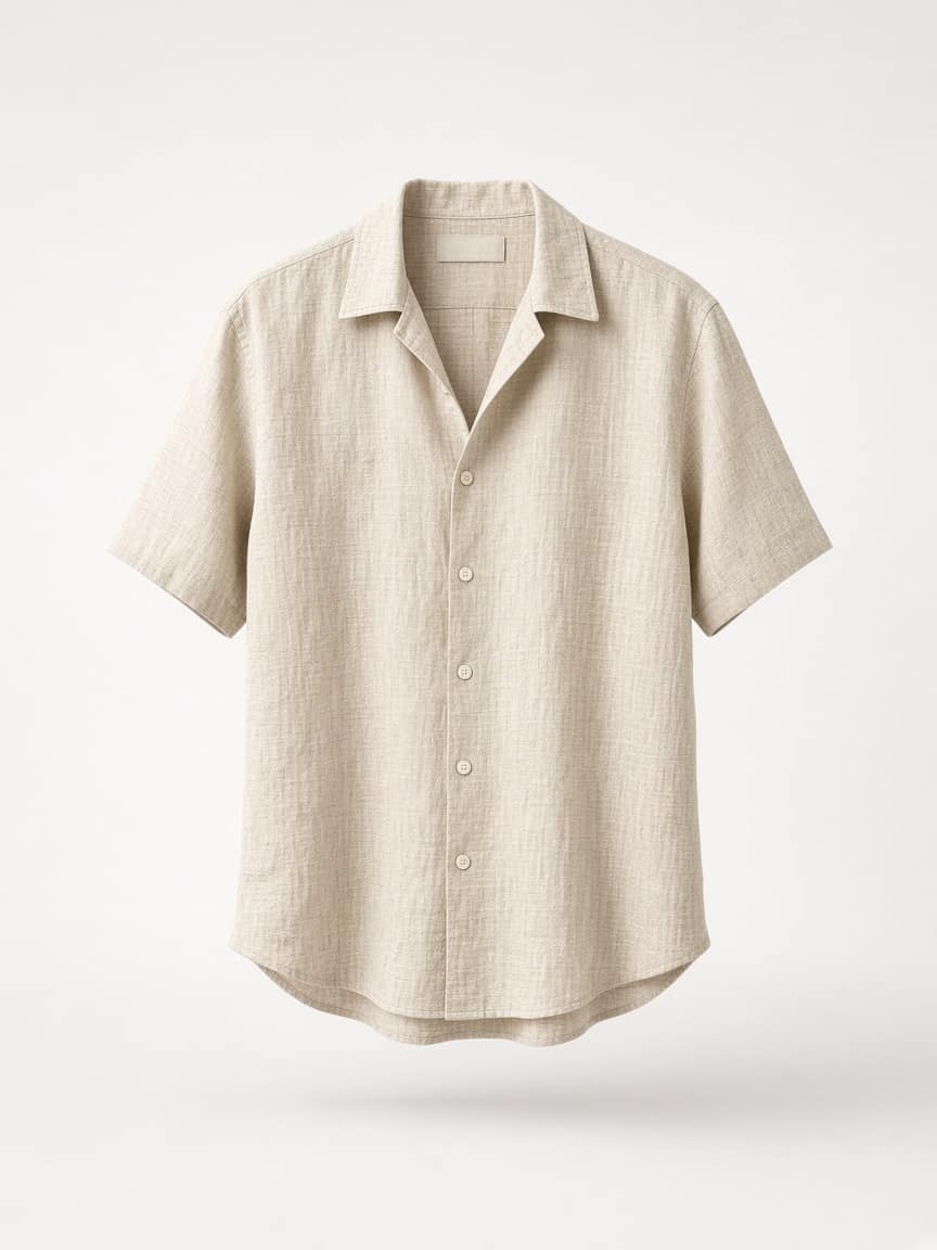 Linen Resort Short-Sleeve Shirt
