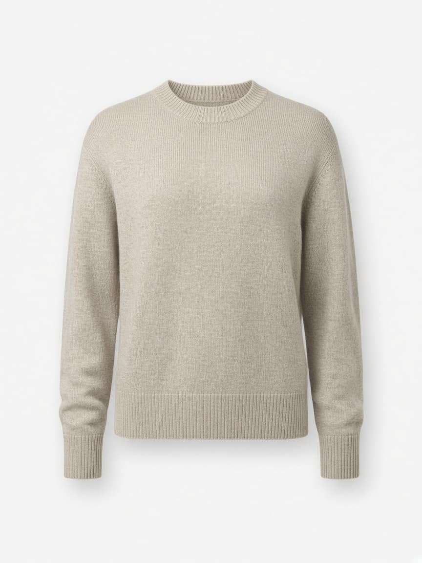 Merino Wool Crew Neck Sweater
