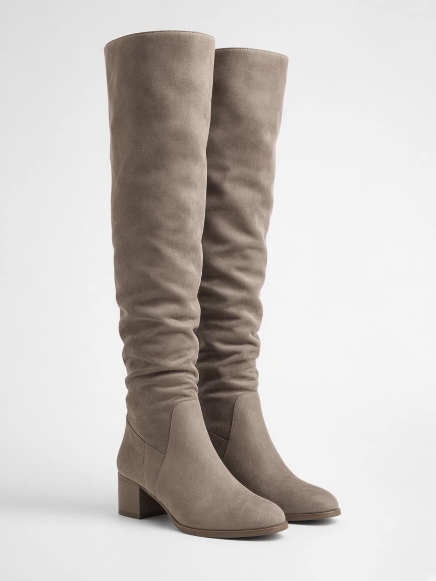 Over-the-Knee Suede Boots