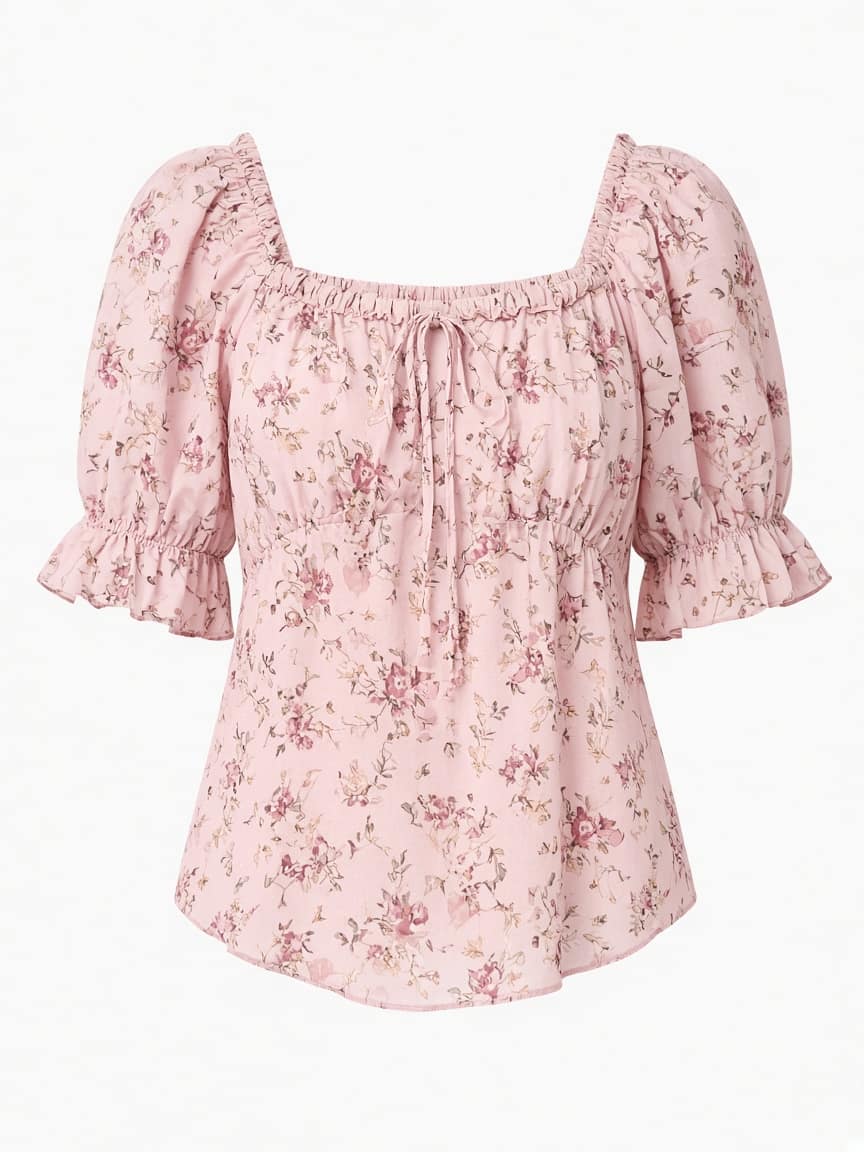 Puff Sleeve Romantic Blouse