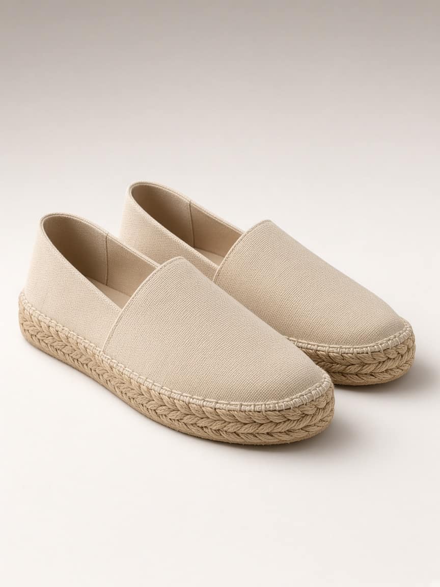 Jute Espadrille Slip-Ons