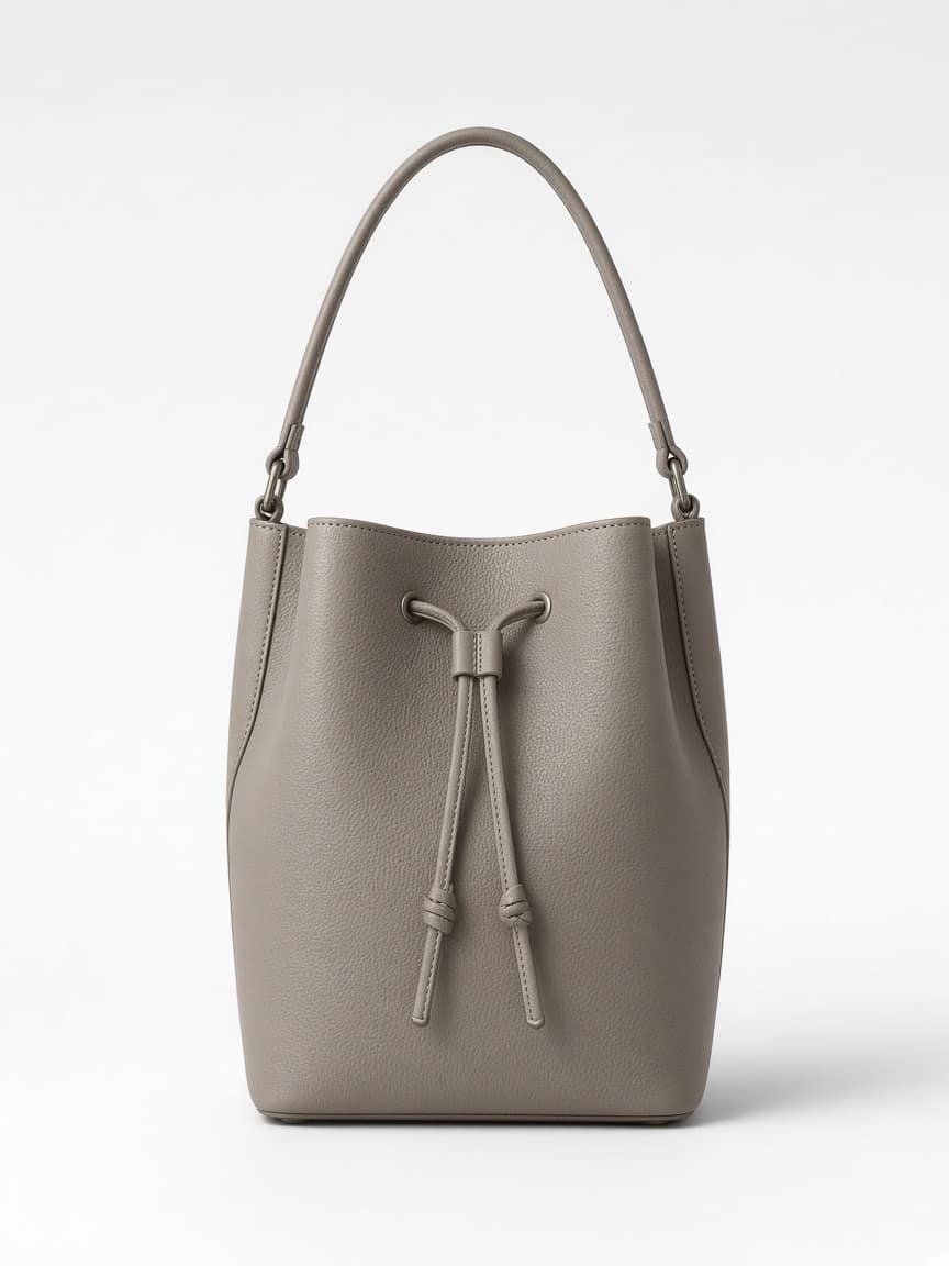 Structured Bucket Bag