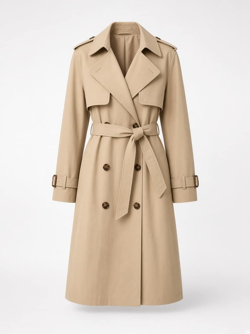 Classic Belted Trench Coat