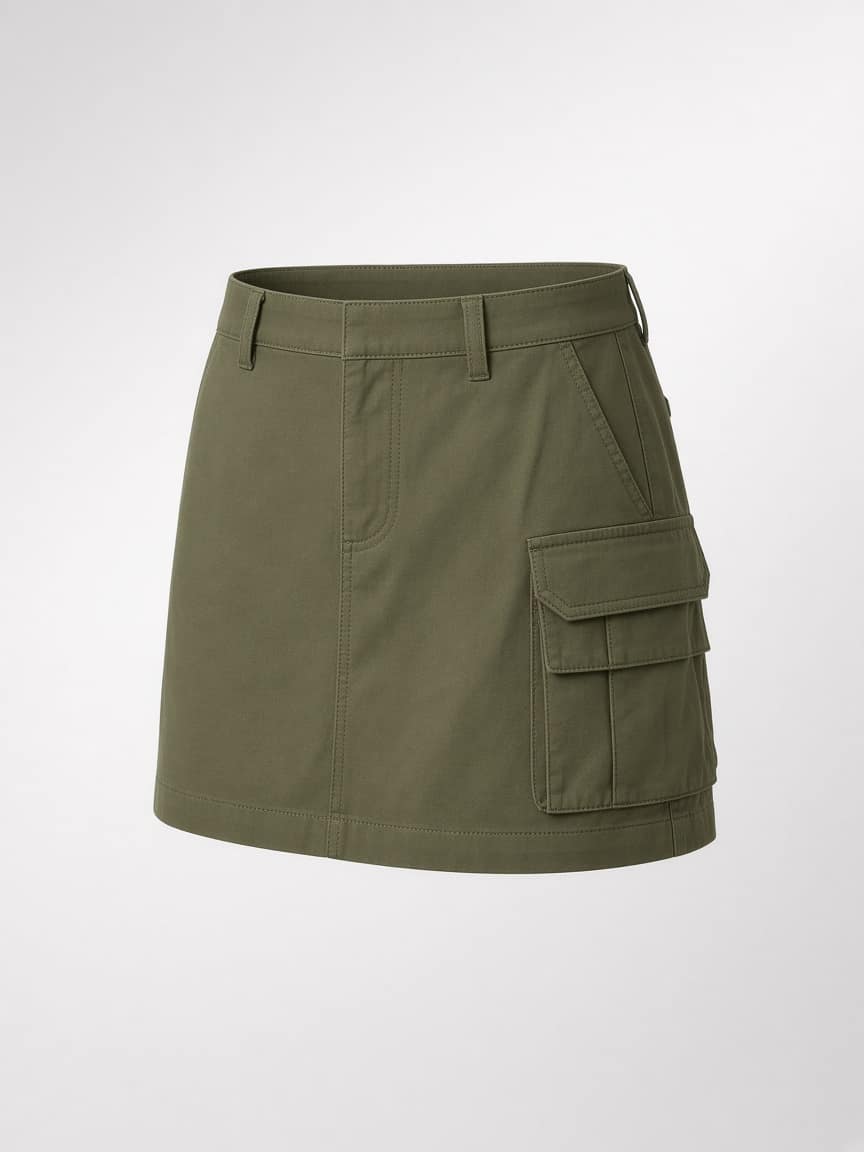 Utility Cargo Mini Skirt